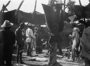 Receiving Presents After a Three Days Fast in the Medicine Lodge, c.1907
